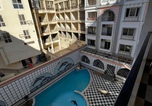 Studio pool view next to the Marina,Sheraton Plaza 320 in Hurghada