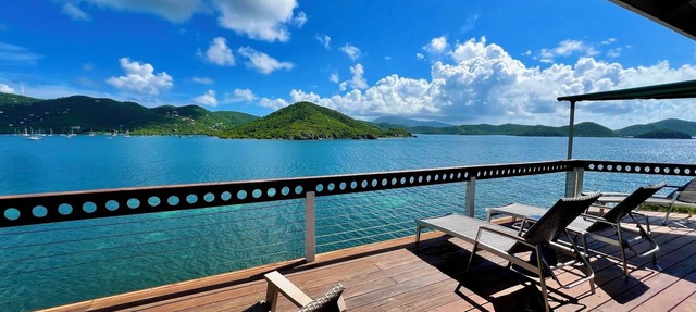 3 Bedroom Oceanfront Villa with Endless Blue Views in Coral Bay