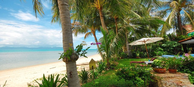Beach Front Villa with private pool in Koh Samui
