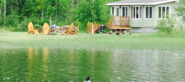Cozy 2-bedroom cabin between Levering and Cheboygan on Lancaster Lake in Levering