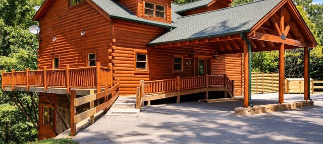 Elevator + Roll-In Shower | Theater + Game Room in Pigeon Forge