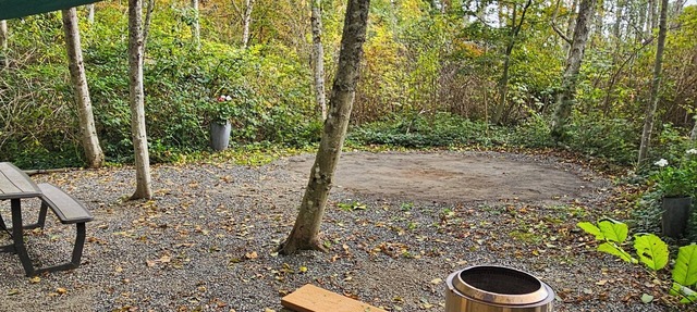 Hideaway Camping Tent Site in Bellingham
