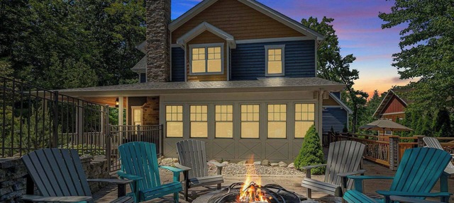 Juniper Presents: NB Getaway with HotTub, Pool & Priv Screening Room in New Buffalo