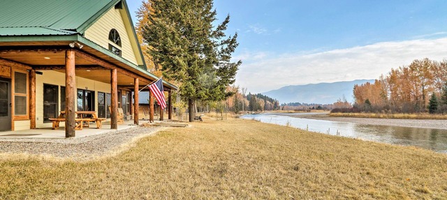 Kalispell Riverfront Home by Glacier National Park in Kalispell
