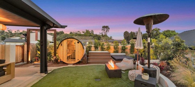 Large Group Wellness Retreat w Spa Sauna & Plunge in San Diego
