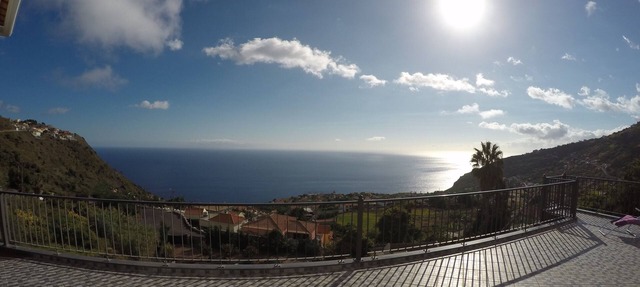 Modern holiday home with breathtaking sea views, spacious terrace in Arco Da Calheta