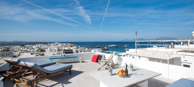 Mykonos Town Panorama with Private Terrace in Mikonos