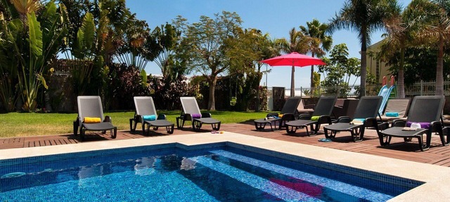 Nice apartment in villa for 8 guests with private pool, WIFI, TV and patio in Maspalomas