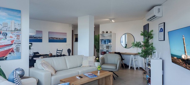 Península Frente al Mar, Piscina, Gym, 4 TVs, Parking, Patio y Jardín Privados in Punta De Este