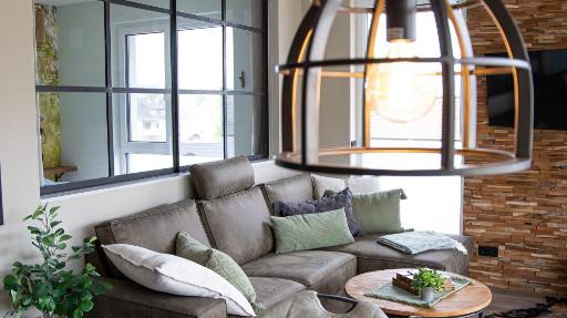Penthouse Wohnung mit Terrasse & Sauna - Wildecker Ferienbutze in Hönebach