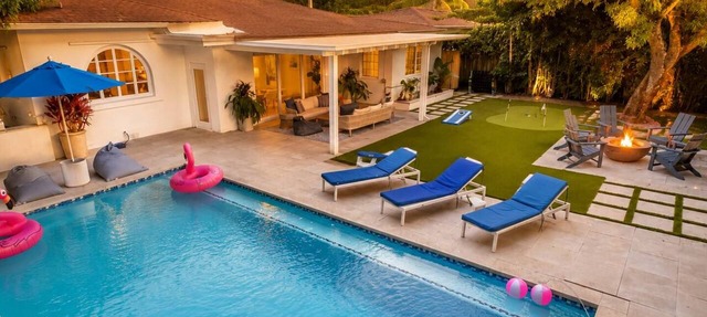 Saltwater Pool, Fire Pit | Gated Brickell Oasis in Miami