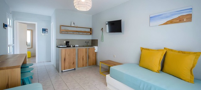Studio Apartment 'Irene Standard Double 10' with Sea View, Wi-Fi and Air Conditioning in Andros