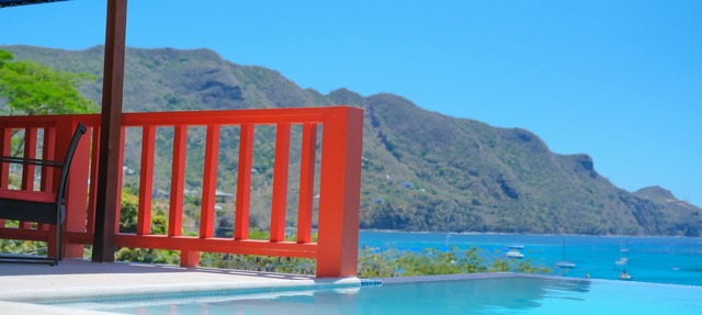 Stunning Beachfront Sunset Flamingo 4 Bedroom Villa sleeps 8 With Private Pool in Richmond