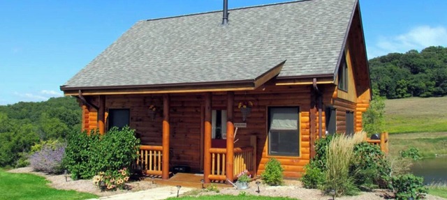 The Edelweiss Cabin. 10 minutes from Downtown Dubuque. Lorelei Cabin Collection. in Dubuque