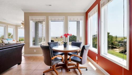 Holden Dreams Brunswick Vacation Rentals Ocean Front with private heated pool and elevator in Holden Beach